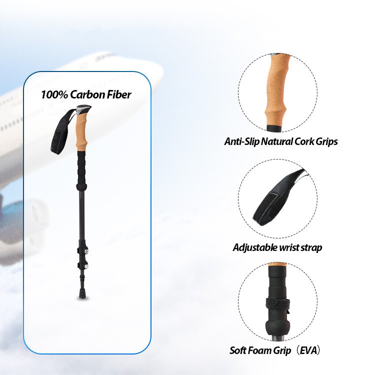 Telescopic Carbon Trekking Poles