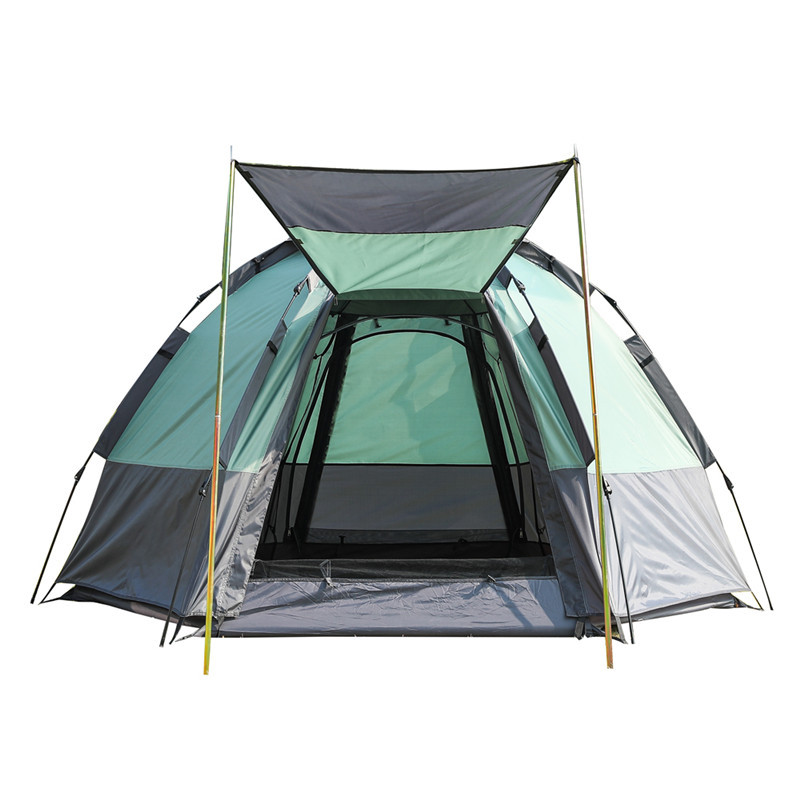 Thickened hexagon camping tent